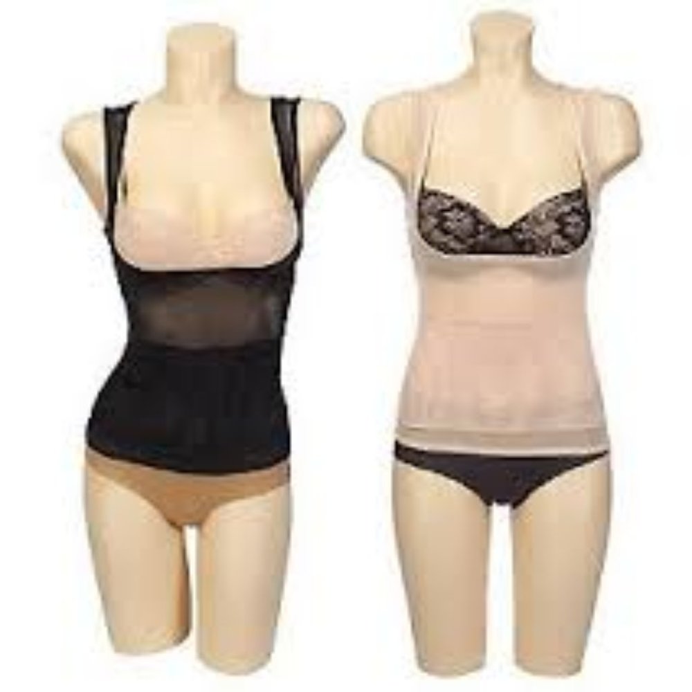 3 tops Kymaro body shaper shapewear 2beige 1 black